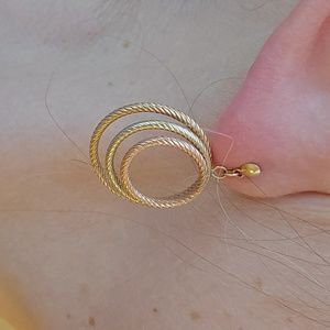 Triple Hoop Earrings